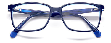Premium Men Polaroid Eyeglasses: PLD D394 - Blue Azure(2) - SpecSMART Eye Clinic (Front View)